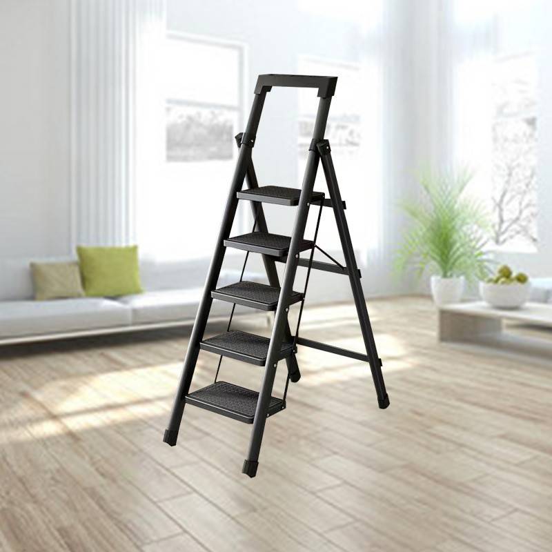 New tool table, black five-step ladder